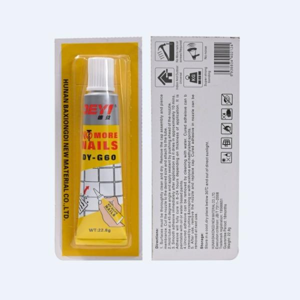 Porcelain White Liquid Nail Adhesive For Weathering Resistance In Construction