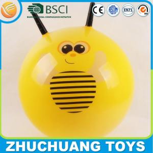 Quality kids logo print exercise jumping ball wholesale