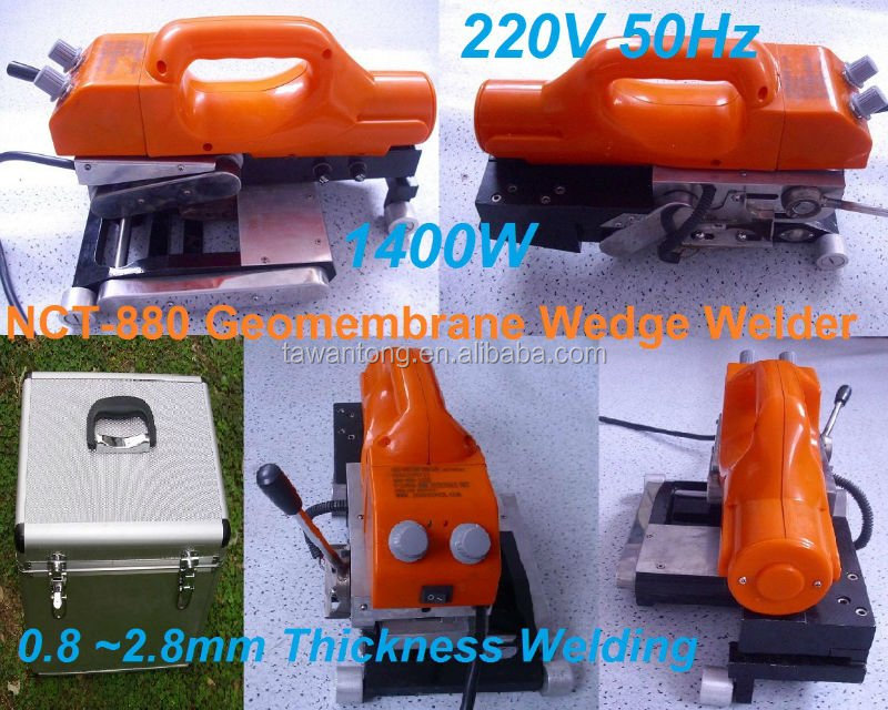 Geomembrane Welding Machine for Welding Area 12.5mm*2 at Competitive