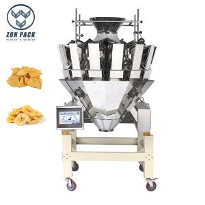Quality Automatic 10 Head Combination Multihead Weigher Sheet Food Weight Packing Machine wholesale