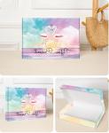 OEM ODM Unicorn Print Corrugated Paper Carton Recycled Colorful Jewelry Box