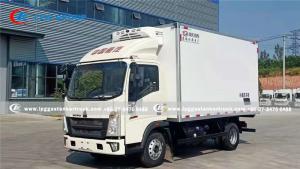Quality Sinotruk HOWO Small Refrigerated Van Truck 3tons 5tons wholesale