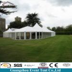 Easy Up High Peak Tent Transparent Glass Window With Wedding Decoration