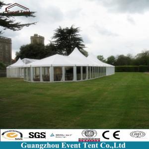 Quality Easy Up High Peak Tent Transparent Glass Window With Wedding Decoration wholesale