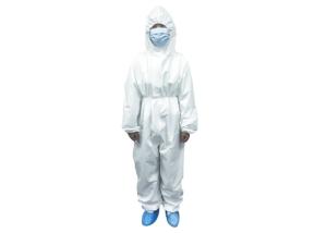 Quality White Anti Virus 60gsm Disposable Protective Clothing wholesale