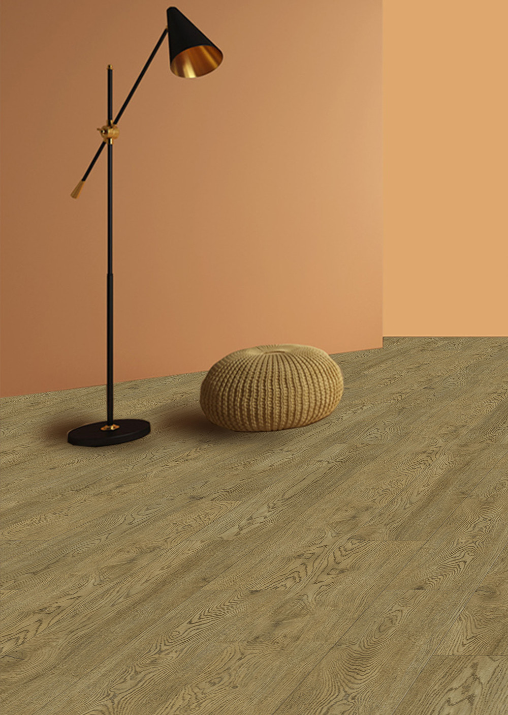 Waterproof Rigid PVC Vinyl SPC Flooring Plank Unilin Click Oak GL-W7235-2
