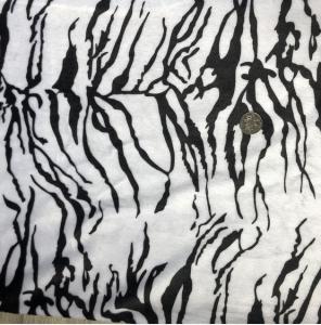 Quality Print Velboa Fur Fabric Zebra Upholstery Fabric wholesale