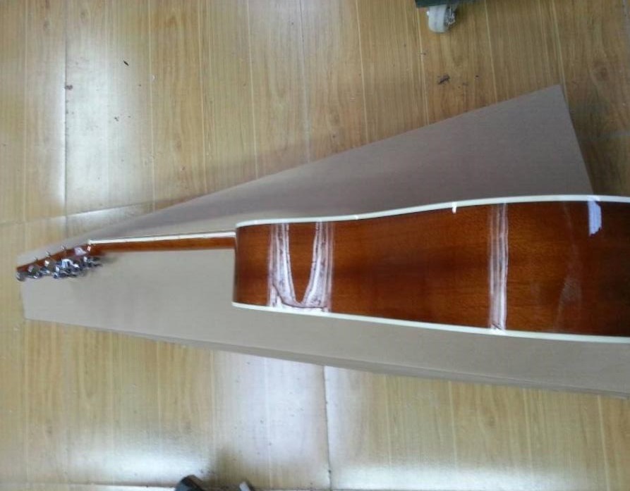 2018 New Chibson Orange burst Chibson H-Bird acoustic guitar GB honey burst color H-Bird electric acoustic guitar