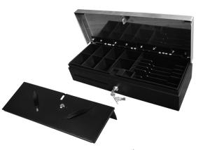 Quality ROHS ISO Flip Top Cash Drawer Metal Money Box Manual Cash Drawer Under Counter 170B wholesale