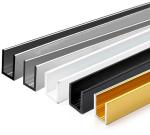 OEM Customized U Shaped Channel Standard Aluminum Profiles Normal Length 6m