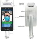 12V 10cm Temperature Measurement Kiosk With Alarm System