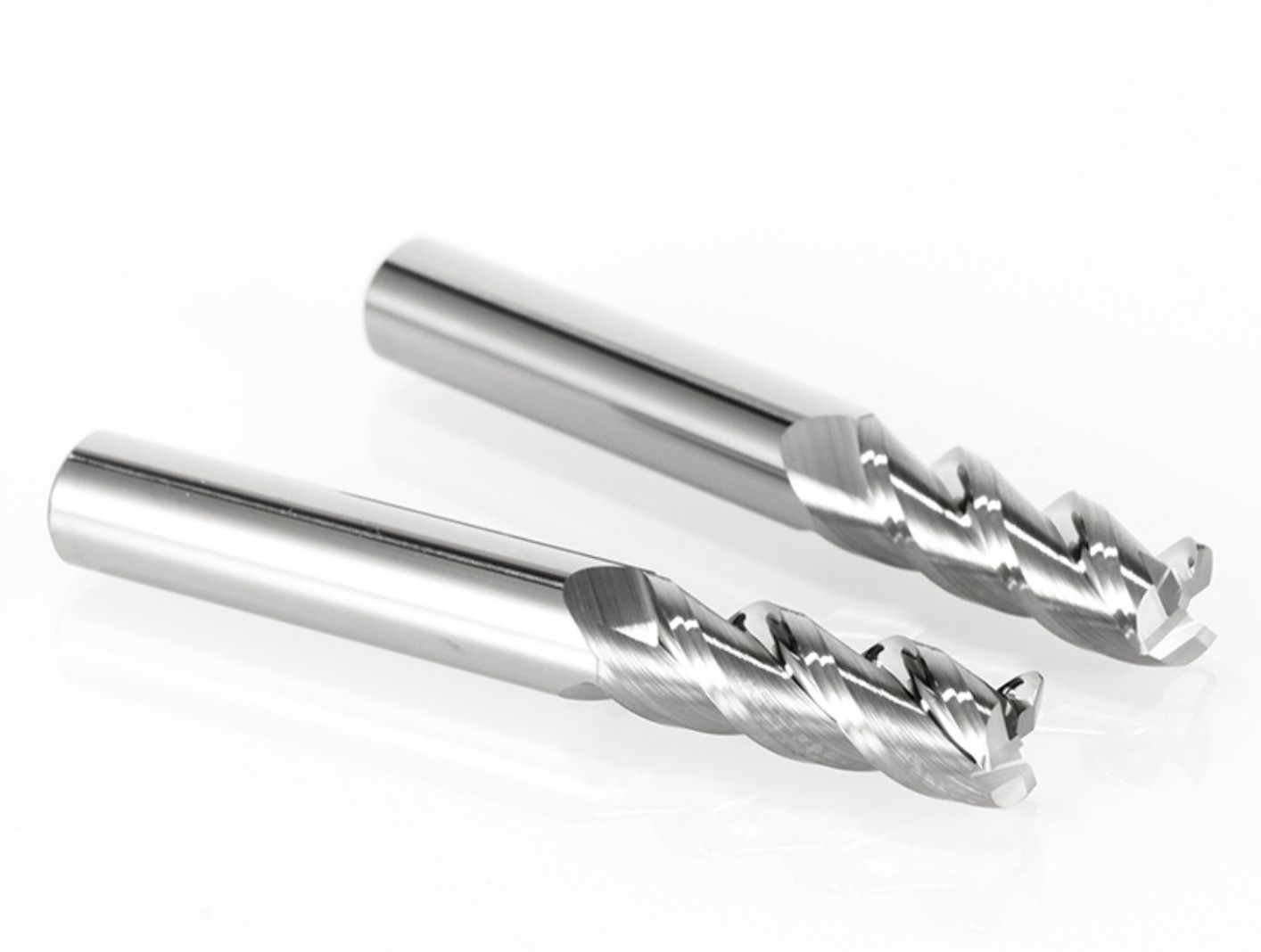 Durable Tungsten Steel CNC Milling Cutter For Aluminum Alloy Copper Cutting