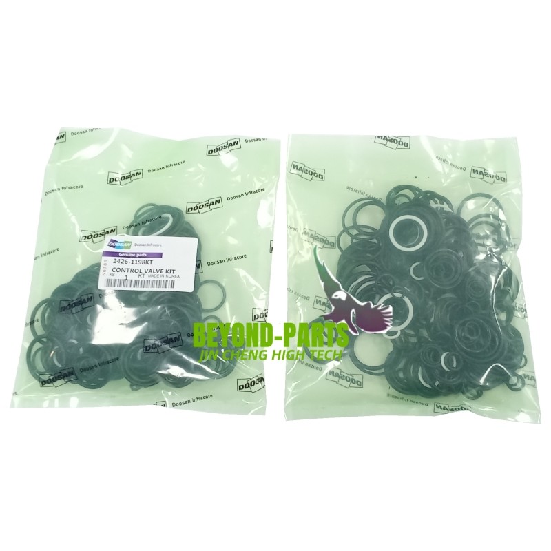 Daewoo Dh220-5 Excavator Control Main Distribution Valve Oil Seal Kit 2426-1198kt