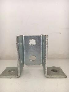 Quality Pre Galvanized Corrosion Resistant Strut Channel Base Fittings 12 Gauge 1-5/8 10 Ft. 4 Holes wholesale