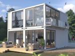 BOX SPACE Prefab Homes For Zimbabwe Luxury Tiny House 19l'X10w' Portable Home