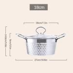 Amazon Top Seller Kitchen Cooking Ware Induction Stainless Steel 304 Korean
