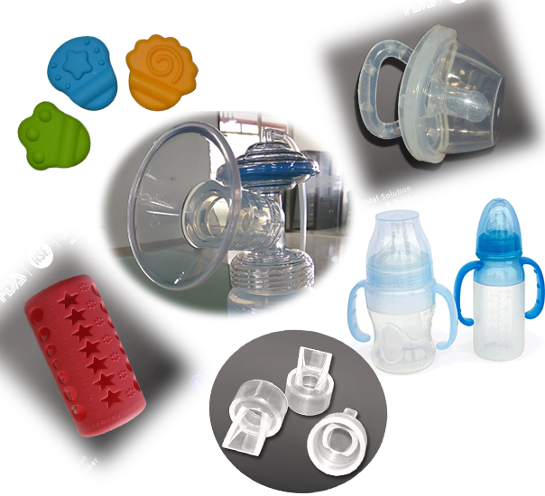 Food Grade Silicone Baby Nursing Bottle BPA Free
