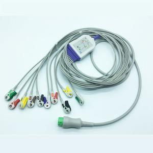 Quality Round 12 Pin IEC Snap Connector Mindray EKG Cables wholesale