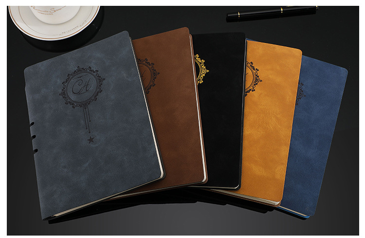 Thread Sewing A5 Custom Logo Diary Planner Notebook for Business Professionals in 2021