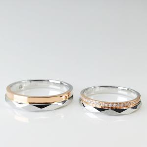 Quality Overlapping Stripe 18K Gold Couple Rings wholesale