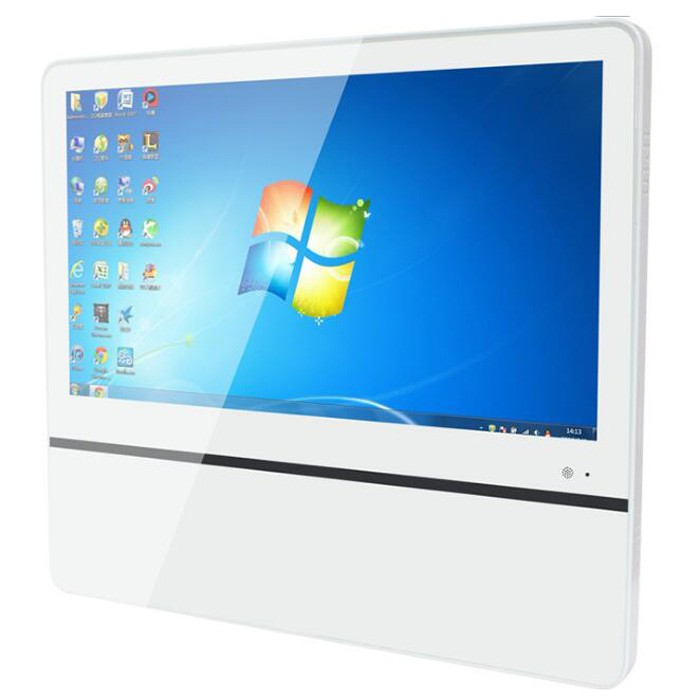 wooden frame 21.5" 22" inch LED LCD video photo display WIFI 4G network Android monitor for advertising exhibition NFT gallery