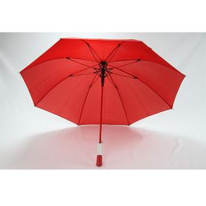 Quality 8mm Metal Shaft Red Pongee Umbrella With Custom Logo Printing wholesale
