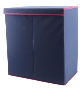 Quality Non Woven Houseware Double Laundry Basket With Lid wholesale