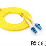 Single Mode Duplex Fiber Optic Patch Cord High Temperature Stability Compact