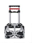 68kg Telescopic Foldable Cart Trolley TPR Wear resist Wheel Folding Luggage