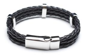 Quality Leather Bracelet, Stainless Steel Clasp wholesale