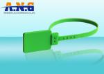 2G PVC Luggage Tracking Cable Tie Tag Green Radio Frequency ID Tags
