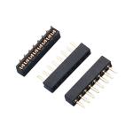 Single Row Straight L17.8 Round Pin Header Connector 2.54mm Pitch