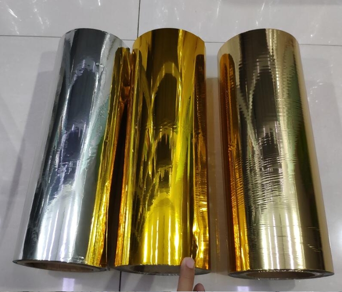 Pet Packaging Film Customized Printed Silver/Gold Colorful Aluminum Metallized Film