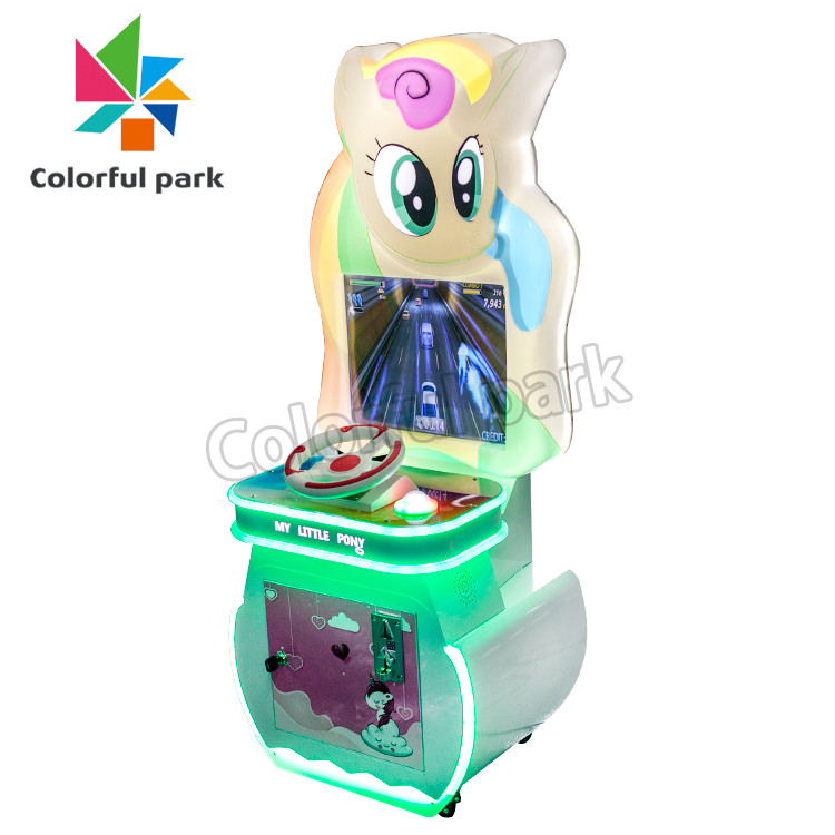 superpark electronic coin game car arcade machines kids coin operated game machine for game center