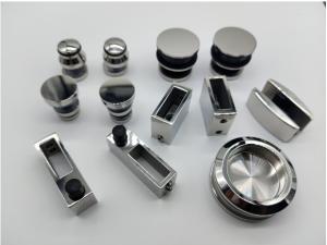 Quality Satin Finish Sliding Shower Door Roller Wheels Frameless Customizable wholesale