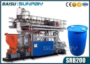 Quality Plastic Bucket Drum 200l Chemical Blow Molding Double L Ring Barrel Making Machine wholesale