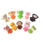 EN71 ASTM Standard plush Cartoon Animal Finger Puppets
