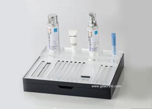 Quality Black White Clear Acrylic Cosmetic appliances Make up Organizer Display Stand wholesale
