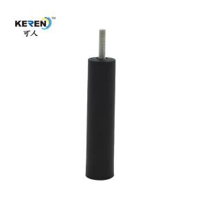 Quality KR-P0308 Smooth Black Plastic Furniture Feet For Sofa Strong Load Bearing Reduce Slip wholesale