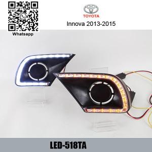 Quality Toyota Innova 2013-2015 DRL LED Daytime driving turn signal Fog Lights wholesale