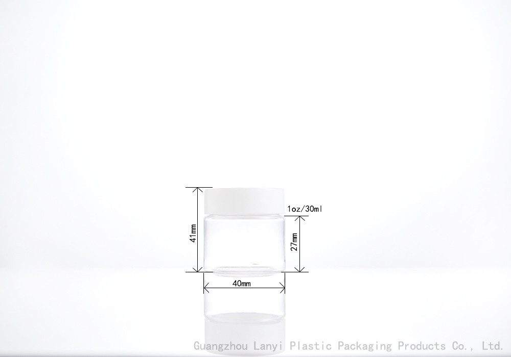 Transparent 38MM 30ml 30G Clear Cosmetic Jars