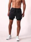 Camo Running Shorts Men 2 in 1 Double-Deck Quick Dry Gym Sport Shorts Fitness