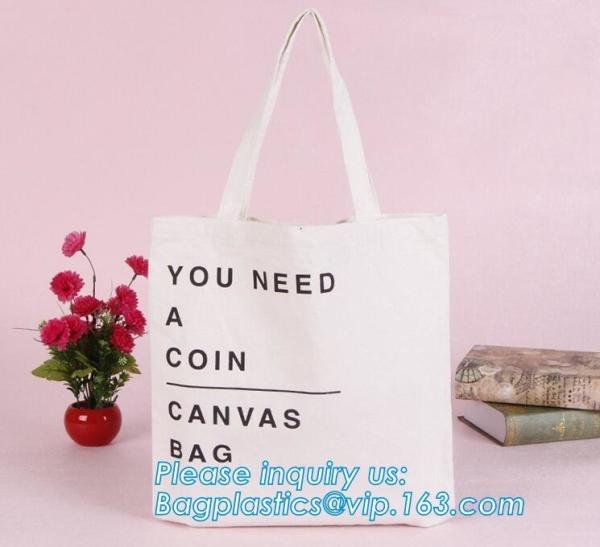 Promotional Ecological Handled Style Canvas Cotton Tote Bags For School Books