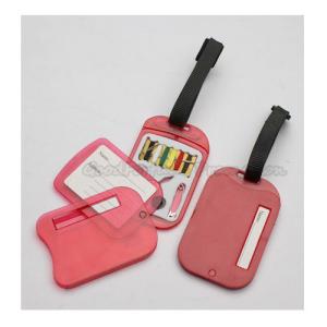 Quality Hot Sale Promotional printed logo travel luggage bag tag label with sewing box gift wholesale
