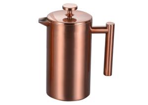 Quality Double Wall Metal French Press 27oz / 34oz Copper French Press Coffee Maker wholesale