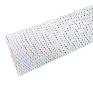 Quality Long Strip Aluminum Bare Pcb Board For Tube Light T5 /T8 1.5mm Thichkness wholesale