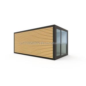 Quality Wooden Floor Villa Container Portable Assembly 20 Feet Modular Flat Pack Steel Mobile Prefab House for Chinese Villa wholesale