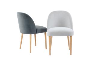 Quality Strong 630mm 840mm Velvet Upholstered Chairs For Cafe wholesale