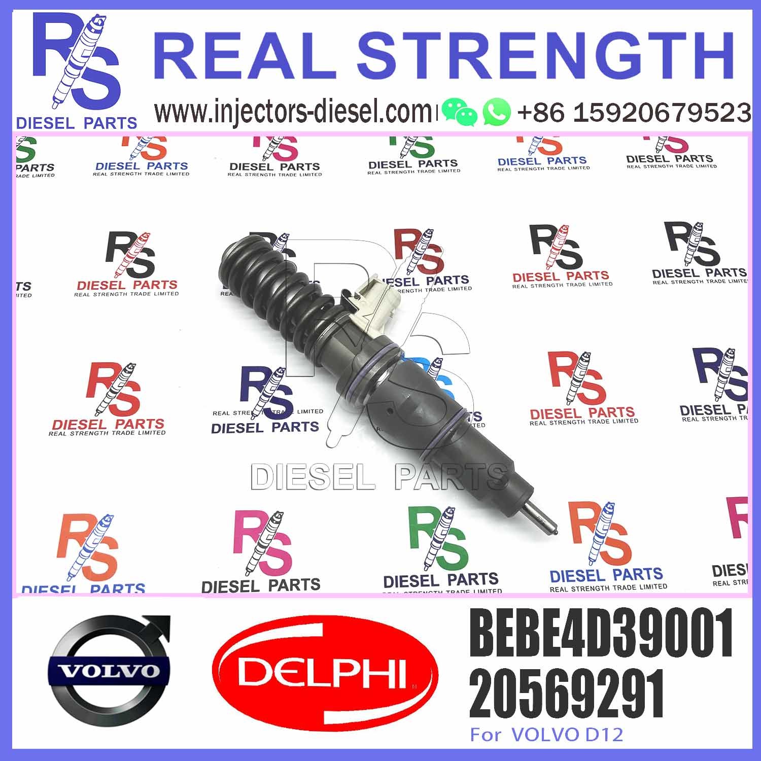 Common Rail Diesel Fuel Injector 20569291 BEBE4D28001 BEBE4D39001 for Engine Parts