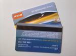 Wholesale Credit Card Size Customized Magnetic Stripe Metallic Membership Vip